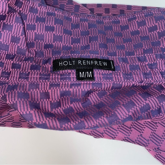 Holt Renfrew Purple "Iridescent" Button Down Shirt - Picture 11 of 11